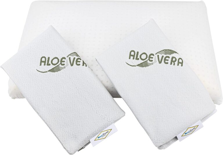 Orthopädisches Aloe Vera Kissenset.